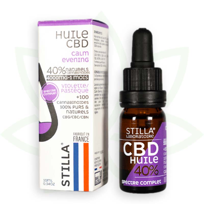 mirna večer cbd ulje 40 posto 10 ml full spectrum stilla france mafrenchweed 10