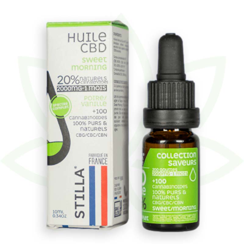 cbd ulje slatko jutro 20 posto 10 ml full spectrum stilla france mafrenchweed 6