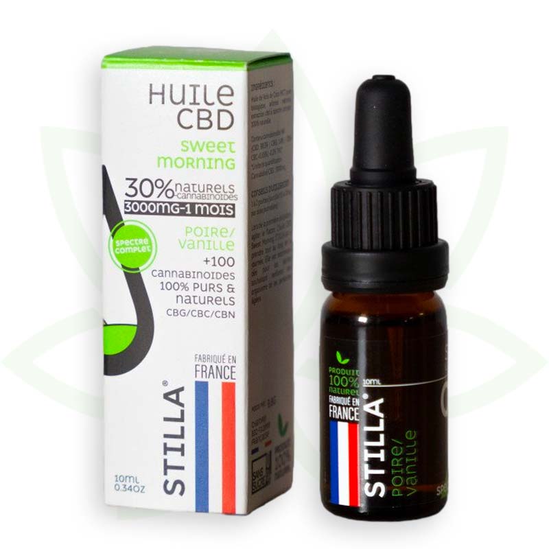 cbd ulje slatko jutro 30 posto 10 ml full spectrum stilla france mafrenchweed 8