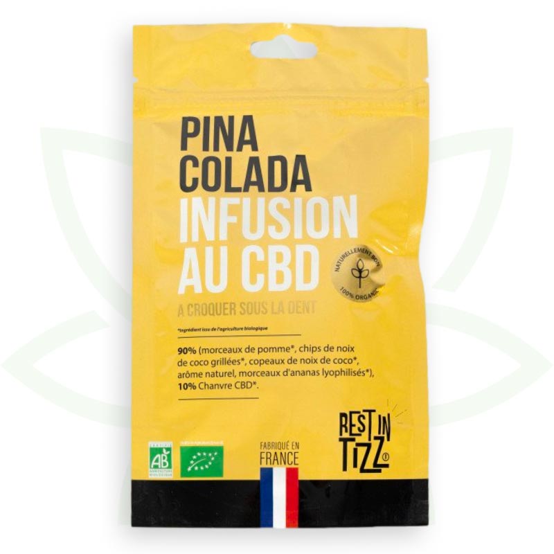 cbd biljni čaj pina colada organski cbd infuzija ostatak u tizz mafrenchweed 1